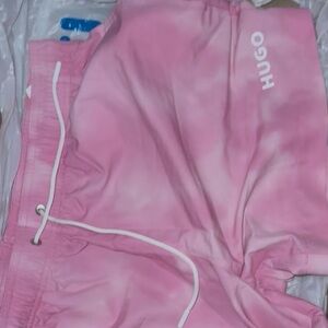 HUGO Camouflage Pink Swim Shorts size Medium